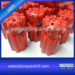 T38-89mm drop center, retract button bits