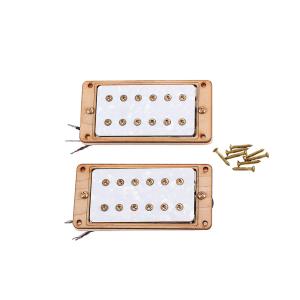 Wholesale White Pearl Guitar Pickups Ceramic Electric Guitar Double Coil Humbucker Pickups Maple Wood from china suppliers