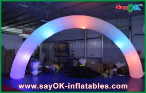 Wholesale Inflatable Rainbow Arch 63cm DIA Nylon Cloth Inflatble Lighting Arch Way Gate For Decoration from china suppliers