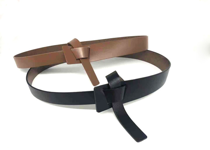 2.0cm 4.5cm Knotted Decoration Ladies Waist Belt