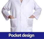 Doctor Scientist Costume Kids Lab Coat And Goggles Children Dress Up Kit With ID
