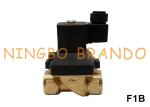 16 bar 2 Way NC Brass Solenoid Valve For Water Air Gas 3/8'' to 2'' 24V 110V