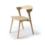Elegant and Comfortable Modern Ash Wood Leisure Chair for Coffee Shop Hotel