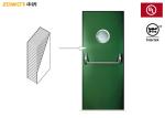 Swing Open Perlite Board 1.5 Hr Fire Rated Door Interior Soundproof Blanket