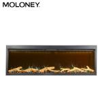 1840mm Fully Recessed Electric Fireplace 120V LED Display 6 Colors