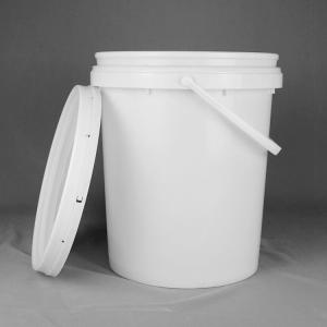 Wholesale Thermal Transfer HDPE White Round Plastic Barrel For Latex Paint Color from china suppliers