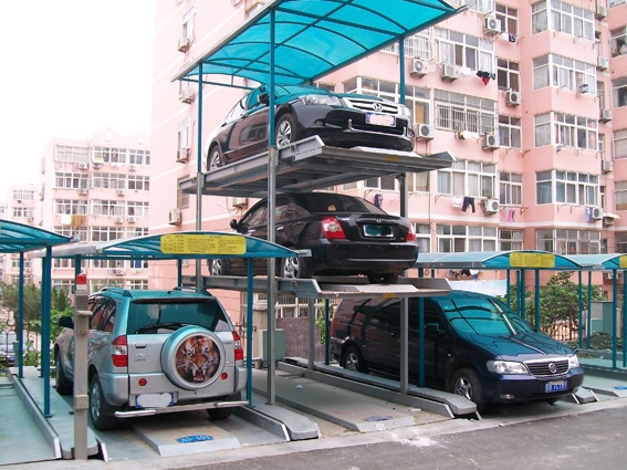 15. Pit Design Four Post Parking Lift PJS-1+1, PJS-2+1,