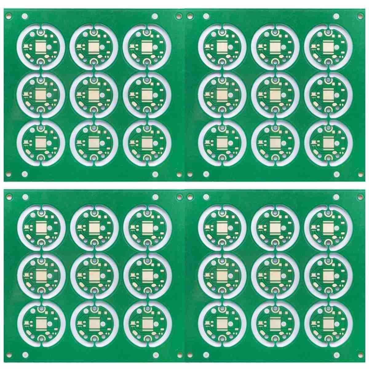 Lightweight Aluminum PCB Board Green Solder Mask Led Light Pcb Board 3.0mm