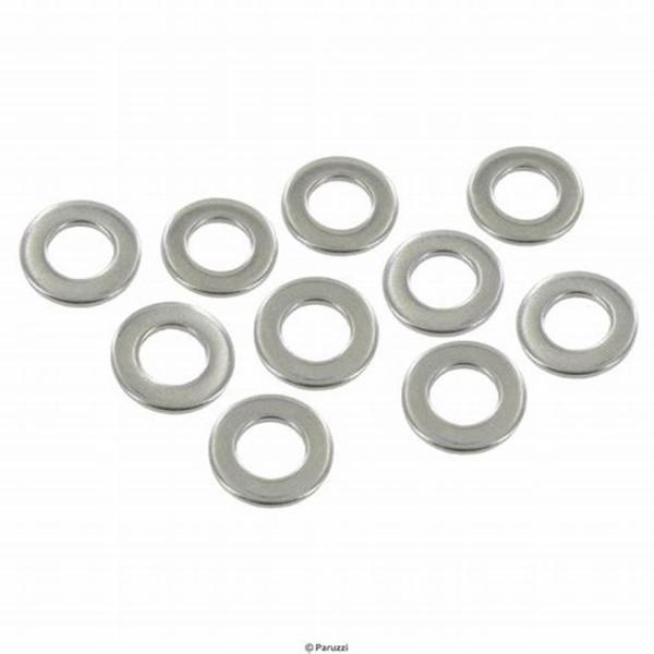 JIS/ASTM White Zinc-Plated DIN 80 Plain Washers Flat Gasket Washer Carbon Steel