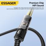 Essager ES-YP26 3.5mm Male To 6.5mm Male Jack Audio Cable For Speakers Amplifier