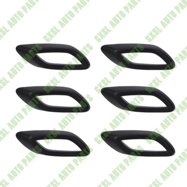 For Maserati Levante 2016-2021 Matte Black Side Air Vent Fender Cover Car