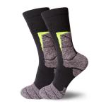 Orange Terry Inside Custom Cushion Sports Compression Socks Basketball Soccer