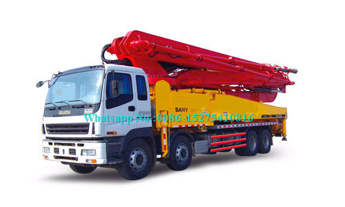 6 Arms Concrete Construction Equipment Sany Concrete Pump 180 M³/H Output