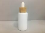 30ml Glass Dropper Bottles hot sell / Glass With Bamboo Collar Essential Oil