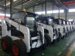 Luxury Close Cabin Bobcat Skid Steer Equipment High Flow Output Customized