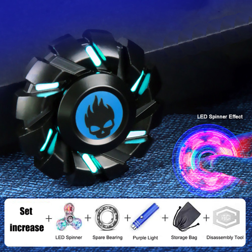 Fidget Spinners Gifts for Adults Kids Stress Anxiety Relief Metal Finger Hand Toy