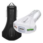 7A 3 USB CAR CHARGER QC3.0 TYPE-C+ USB Universal Compatible USB CAR CHARGER for