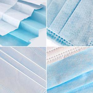 Wholesale Non Toxic Disposable Breathing Mask , Earloop 4 Folder Sterile Face Masks from china suppliers