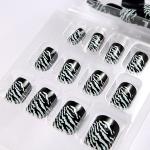 natural leopard print fake nails French Manicure Full Cover Type