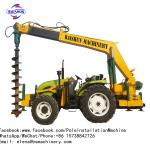 Farm Ground Mini Excavator Post Hole Auger / Water Use Tractor Mounted Digger