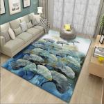 Colorful Maple Leaf Patterned Carpet For Household Bedroom Living Room