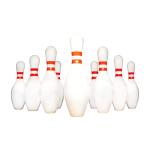 White Custom Bowling Balls for Outdoor Games Wooden Ball Bowling Pin Bowling