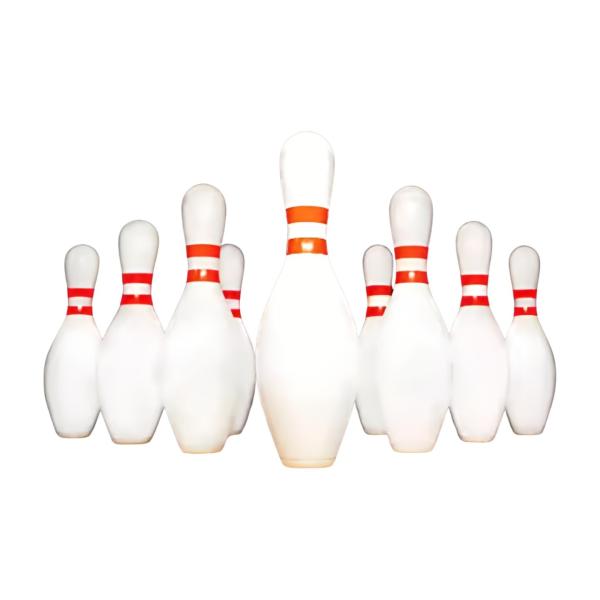 White Custom Bowling Balls for Outdoor Games Wooden Ball Bowling Pin Bowling