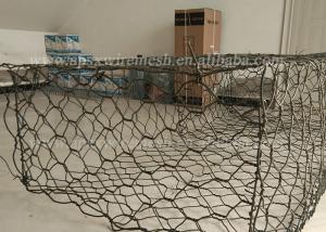 Wholesale Easy Collapsible Pvc Coated Hexagonal Gabion Basket For Water And Soil Protection from china suppliers