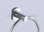 6-1/3" Width Polished Chrome brushed nickel bathroom hardware Towel Ring