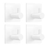 Adhesive Heavy Duty Waterproof Bathroom Shower Wall Towel Hooks Stainless Steel