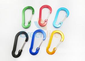 Wholesale Flat Gourd Shape Colored Fast Clip Carabiner Snap Hook Customized Size Multi - Usage from china suppliers