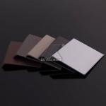 Waterproof Sand Blasting Aluminum , Painted Aluminum Sheet Brightly Colored