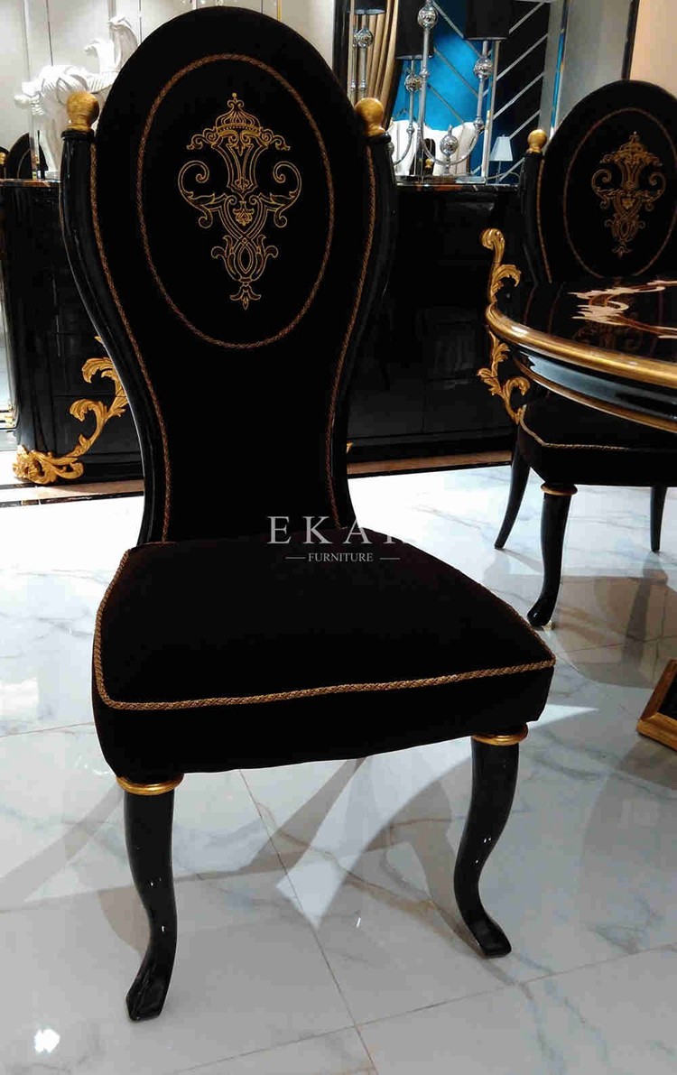 Hot sales Italy antique dining room wood design dining chairs TV-009B