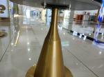 Easy Cleaning Stainless Steel 50cm Gold Plated Coffee Table