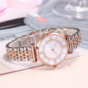 Wholesale New 2019 Japan Quartz Analog Timepieces Stainless Steel Luxury Women Ladies Fashion Watch OEM Watch from china suppliers