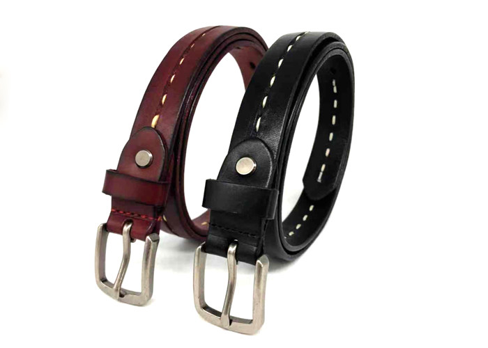 Cowhide 23mm Women's Fashion Leather Belts For Jeans