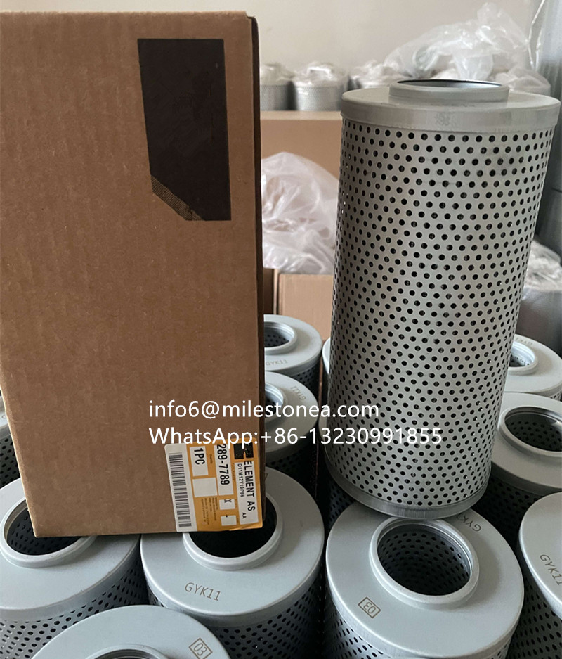 China Manufacturer glass fiber Hydraulic oil Filter 289-7789 for truck engine parts