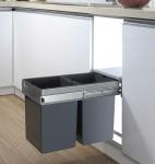 Durable Kitchen Cabinet Accessories Pull - Out Assembly Waste Bin For Storage