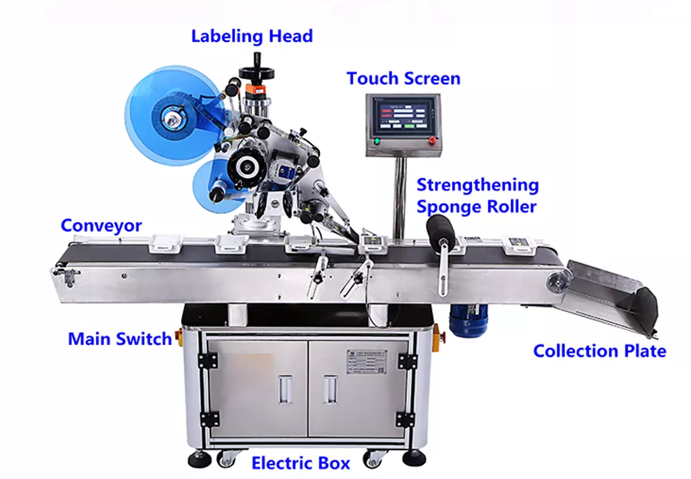 1mm FK811 Automatic Hang Tag Labeler On-line Printing Qr Barcode Labeling Machine
