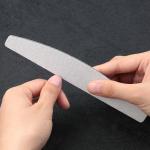 Grey Color Nail Care Tools Sandpaper Nail File Size 18 X 2 X 0.4cm For Finger