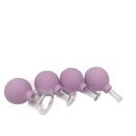 A Set Of Four Different Size Cupping Therapy Set Glass Cupping Hijama Glass