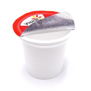 China 330ml Frozen Plastic Yogurt Cup 32oz With Aluminum Foil Lid Single Wall on sale