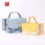 Hot Stamping Perfume Cardboard Gift Boxes , Carry Handle ALLICO 20cm Gift Box