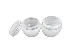 Wholesale Compact White Empty Makeup Containers Airless Cream Jar Corrosion Resistant from china suppliers