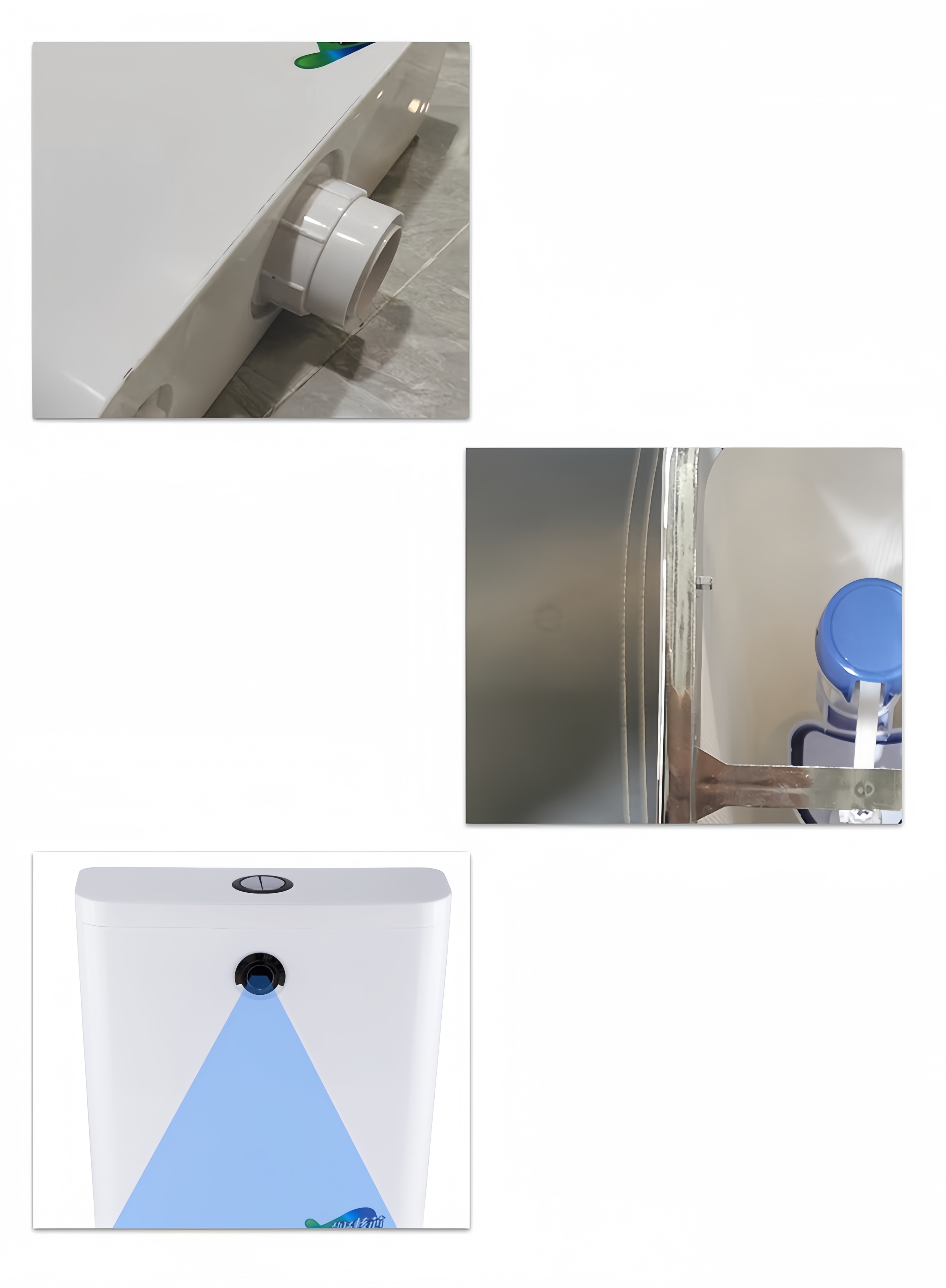 Wall Mounted Concealed Tank Cistern with Stainless Steel Frame and European Watermark