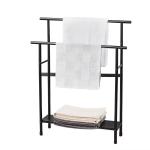 Removable Standing Household Bathroom Metal FOLDABLE Compact freestanding towel