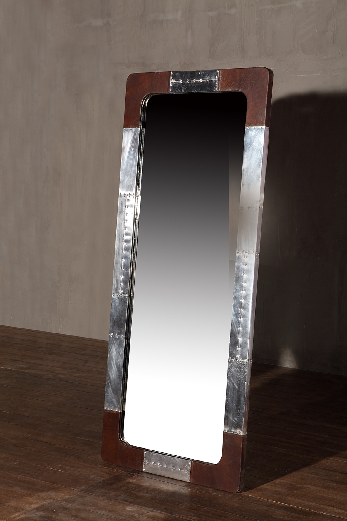 175cm Height Aluminium Vintage Looking Mirrors For Bedroom