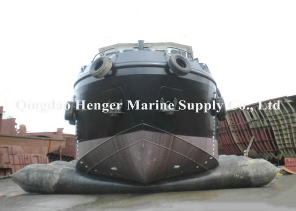 Inflatable 250T/M Air Lift 0.08mpa Marine Rubber Airbag