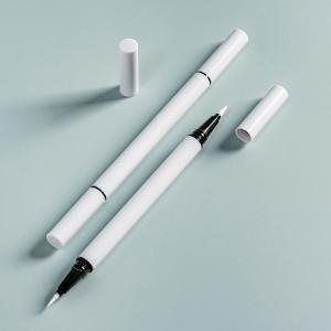 Wholesale Empty 2 in 1 tube Private Label Logo Black Eyeliner Pencil Custom Eyeliner Liquid Eyeliner Container from china suppliers