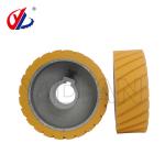 140*35*50mm Twill Rubber Pressure Wheel With Keyway For Woodworking Planer